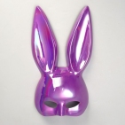 Карнавальная маска "Зайка"   фиолетовый перелив   