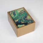 Коробка складная «Малахит»,  20 × 15 × 10 см