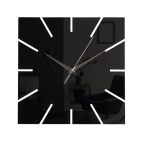 Часы-наклейка, серия: DIY, "Классика квадрат", 25 х 25 см, 1 ААА, черные   