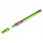 Ручка шариковая Stabilo "LeftRight" для левшей, синяя, 0,8мм, грип, зеленый/малиновый корпус