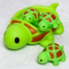 Набор игрушек для купания «Черепаха», мыльница, игрушки 3 шт   
