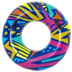 Круг для плавания "Геометрия" 107 см, цвета микс 36228   