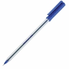 Ручка шариковая масляная PENSAN 1005, СИНЯЯ, корпус прозрачный, 0,7мм, линия 0,5мм, 1005 ш/к 0128