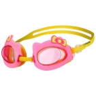 Очки для плавания "Бантик"+ беруши, детские, цвет розовый