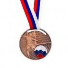 Медаль тематическая 139 "Футбол", диам. 5 см Цвет бронз               