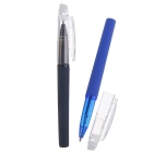 Ручка шариковая ПИШИ-СТИРАЙ 0,8мм стержень синий прорезиненый корпус МИКС