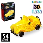 ZABIAKA 3D Пазл кристаллический "Ретро-автомобиль", SL-02565 54 детали МИКС         
