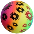 Мяч детский "Цветочки" 22 см, 70 гр