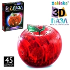 ZABIAKA пазлы 3D "Яблоко", 45 деталей, 2 цвета №SL-7002B         