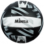 Мяч волейбольный MINSA "PLAY HARD" р.5, 260 гр, 2 подслоя, 18 панелей, PVC, камера бутил 