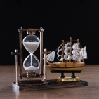 Часы песочные "Фрегат", 15.5х6.5х12.5 см, микс  