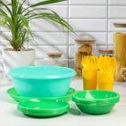 Набор посуды для пикника №9 «Вечеринка» (6 персон, 32 предмета)   
