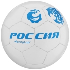 Мяч футбольный ONLITOP "РОССИЯ" размер 5, 260 гр, 32 панели, 2 подслоя, PVC, машинная сшивка 