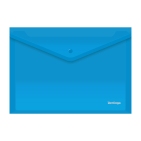 Папка-конверт на кнопке А4 Berlingo, 180мкм, синяя