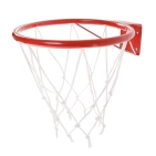 Корзина баскетбольная №3, d=295 мм, с упором и сеткой 