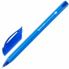 Ручка шариковая масляная BRAUBERG Extra Glide Tone, СИНЯЯ, трехгранная, 0,7мм, линия 0,35мм,142924