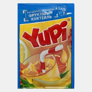 Растворимый напиток YUPI Фруктовый коктейль 15 г  фото 97451