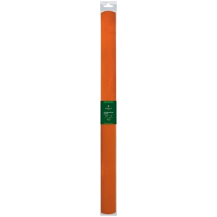 Бумага крепированная Greenwich Line, 50*250см, 32г/м2, оранжевая, в рулоне, пакет с европодвесом фото 84627