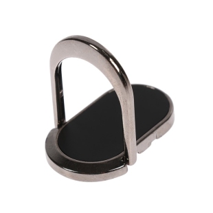 Держатель-подставка с кольцом для телефона LuazON, металлическая основа, чёрный   3916226       фото 105354