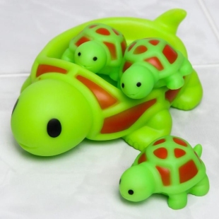 Набор игрушек для купания «Черепаха», мыльница, игрушки 3 шт    фото 114181