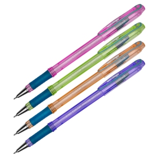 Ручка шариковая Berlingo "I-10 Color" 0,4мм, синяя, корпус ассорти фото 79992
