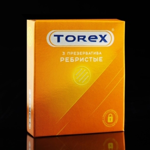 Презервативы «Torex» ребристые, 3 шт  фото 85635