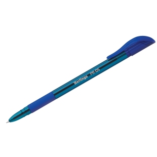 Ручка шариковая Berlingo "PR-05" синяя, 0,5мм, грип фото 105303