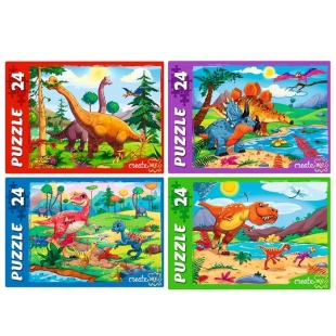 Пазлы 24 эл. "Динозавры", МИКС П24-9914  фото 84514