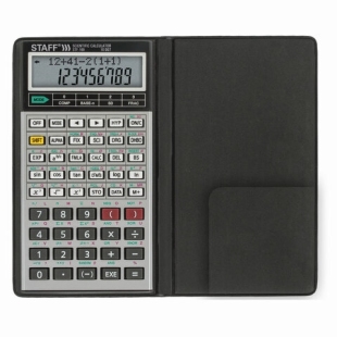 Калькулятор STAFF инженерный двухстрочный STF-169, 10+2 разрядов, 143х78мм, 250138 фото 107672