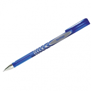 Ручка гелевая Berlingo "G-Line" синяя, 0,5мм, игольчатый стержень фото 87657