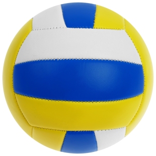 Мяч волейбольный, детский размер 2, 145 гр, 18 панелей, 2 подслоя, PVC, машинная сшивка, цвета микс фото 100516