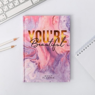 Ежедневник "You're beautiful", А5, 160 листов фото 109631