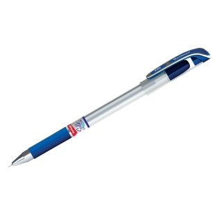 Ручка шариковая Berlingo "Silk Touch 2000" синяя, 0,7мм, игольчатый стержень, грип фото 90059