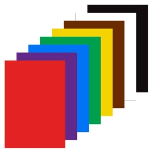 Картон цветной А4 немелованный,  8л. 8цв., в папке, ЮНЛАНДИЯ, 200х290мм, "ВЕСЕЛЫЙ ЖИРАФИК", 129568 фото 101489