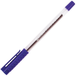 Ручка шариковая BRAUBERG Flash, корпус прозрачный, узел 0,7мм, линия 0,35мм, синяя, 141031 фото 101226