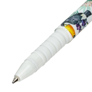 Ручка шариковая BRAUBERG SOFT TOUCH GRIP "TOUCAN", СИНЯЯ, мягкое покрытие, узел 0,7 мм, 143720 фото 101849