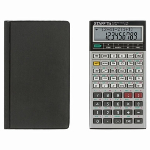 Калькулятор STAFF инженерный двухстрочный STF-169, 10+2 разрядов, 143х78мм, 250138 фото 107673