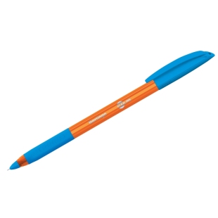 Ручка шариковая Berlingo "Skyline", светло-синяя, 0,7мм, игольчатый стержень, грип фото 79809
