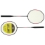 Бадминтон, набор 3 предмета: 2 металлические ракетки, чехол, цвета МИКС t('фото') 92660