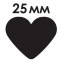 Дырокол фигурный "Сердце", диаметр вырезной фигуры 25 мм, ОСТРОВ СОКРОВИЩ t('фото') 109124