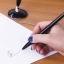 Ручка шариковая настольная BRAUBERG Стенд-Пен Блэк1, СИНЯЯ, цепочка, корпус черный, 0,5мм, 140889 t('фото') 98299