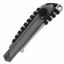 Нож канцелярский 18 мм BRAUBERG "Metallic", роликовый фиксатор, резиновые вставки, металл, 237159 t('фото') 108743