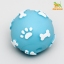 Мячик пищащий "Лапки" для собак, 5,5 см, голубой    t('фото') 109397