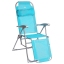 Кресло-шезлонг, 820x590x1160мм цвет бирюзовый  К3  