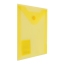Папка-конверт с кнопкой "Brauberg" А6, 105х148мм, 180мкм, желтая, 227319 t('фото') 89687