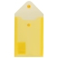 Папка-конверт с кнопкой "Brauberg" А6, 105х148мм, 180мкм, желтая, 227319 t('фото') 89689