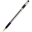 Ручка шариковая MunHwa "MC Gold" черная, 0,7мм, грип, штрих-код t('фото') 94467
