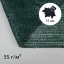 Сетка 2 х 5 м затеняющая, плотность 55 гр/м2, набор 15 клипс зеленная  t('фото') 110722