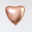 Шар фольгированный 19" сердце, цвет розовое золото, мистик (гелий) t('фото') 82308