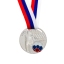 Медаль тематическая 139 "Футбол", диам. 5 см Цвет сер             t('фото') 85779